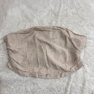 H&M Light Brown Strapless Blouse